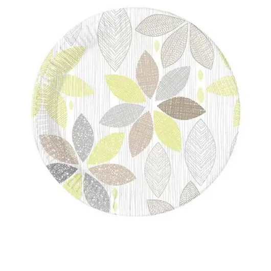 Lomb Foliage papírtányér 8 db-os 23 cm
