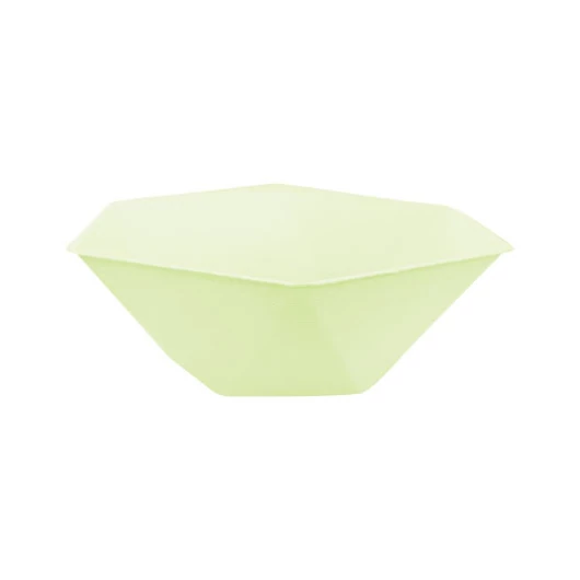 Zöld Vert Decor hatszögletű mélytányér 6 db-os 15,8 cm