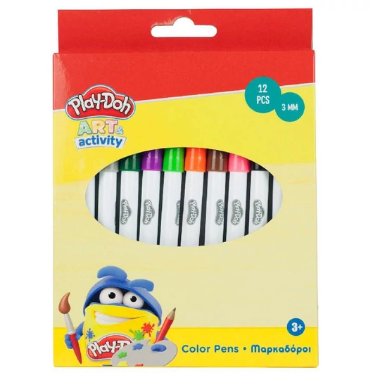 Play-Doh Art kimosható filctoll 12 db-os