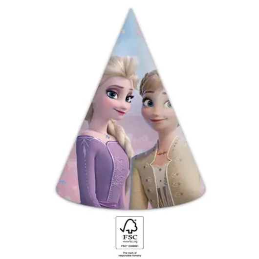 Disney Jégvarázs Wind parti kalap, csákó 6 db-os FSC