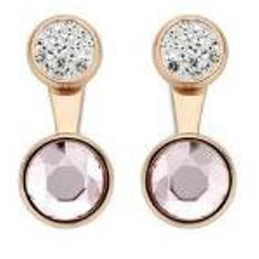 Victoria Rose gold színű színes köves fülbevaló
