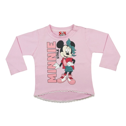 Disney Minnie baba/gyerek hosszú ujjú póló (méret: 74-116)