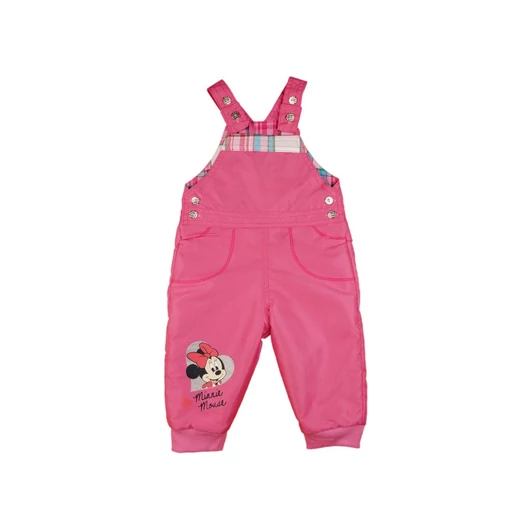 Disney Minnie vízlepergetős bélelt baba kertésznadrág (méret: 74-98)