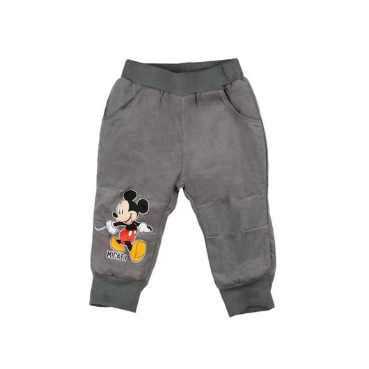 Disney Mickey fiú bélelt kordnadrág