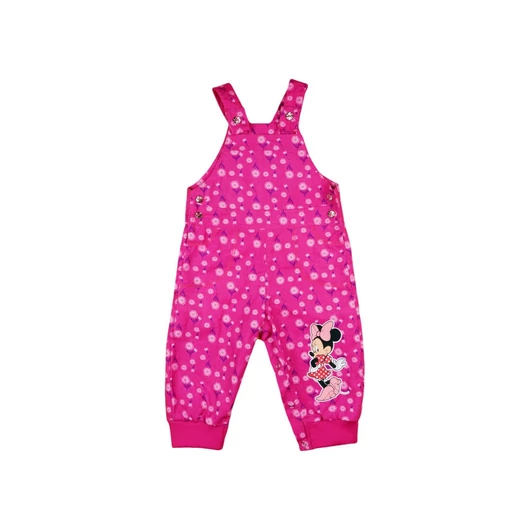 Disney Minnie lányka vékony virágos kord kertésznadrág