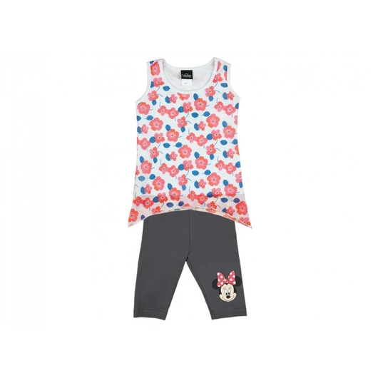 Disney Minnie lányka 2 részes ujjatlan-3/4 leggings szett