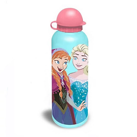 Disney Jégvarázs Smile alumínium kulacs ívókupakkal 500 ml