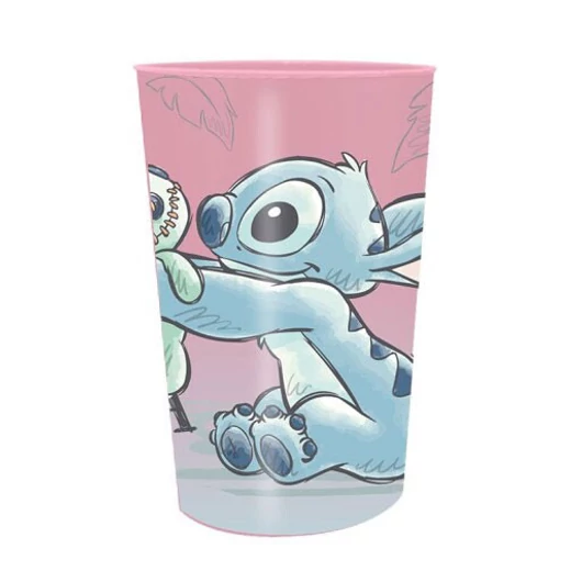 Disney Lilo és Stitch, A csillagkutya Cheeky műanyag pohár 250 ml