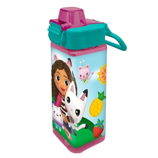 Gabi babaháza Smoothie Land square műanyag szívószálas kulacs 500 ml