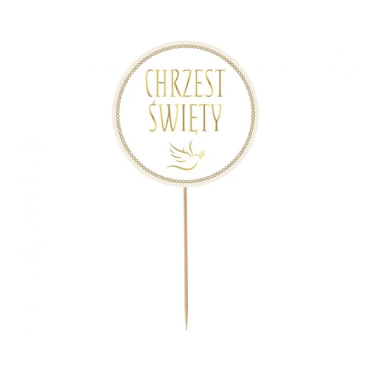 Chrzest Święty torta dekoráció 14 cm