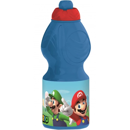 Super Mario Mushroom Kingdom kulacs, sportpalack 400 ml