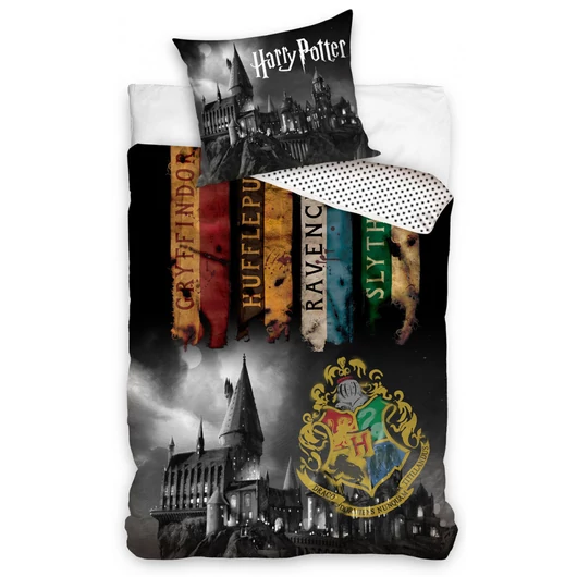 Harry Potter Houses ágyneműhuzat 140×200cm, 70×90 cm