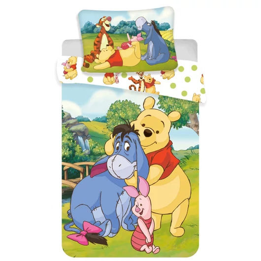 Disney Micimackó Hundred Acre Wood gyerek, ovis ágyneműhuzat 100×135 cm, 40×60 cm