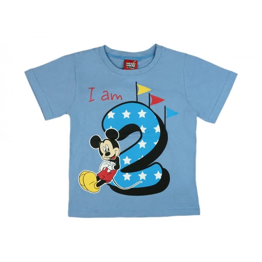 Disney Mickey szülinapos kisfiú póló 2 éves