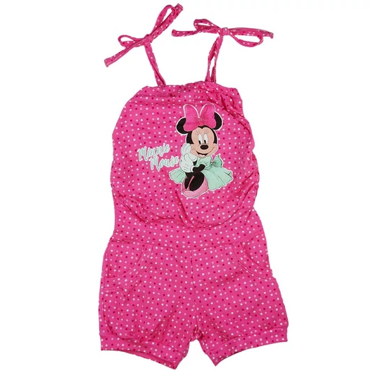 Nyári kislány overál Minnie egér mintával