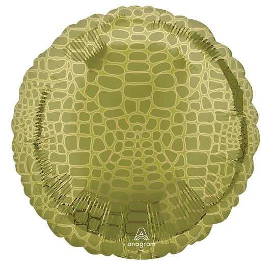Aligátor mintás Wild fólia lufi 43 cm