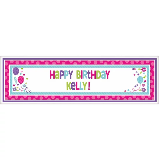 Happy Birthday Óriás fali dekoráció 165,1x50,8 cm