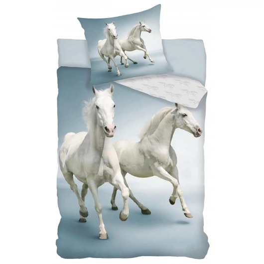 Lovas White Gallop ágyneműhuzat 140×200cm, 70×90 cm