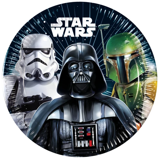 Star Wars Galaxy papírtányér 8 db-os 20 cm FSC