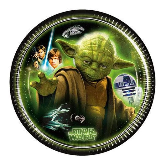 Star Wars Heroes papírtányér 8 db-os 19,5 cm