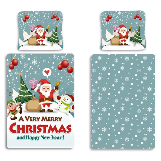 Karácsonyi Snowing ágyneműhuzat 140×200cm, 70×90 cm
