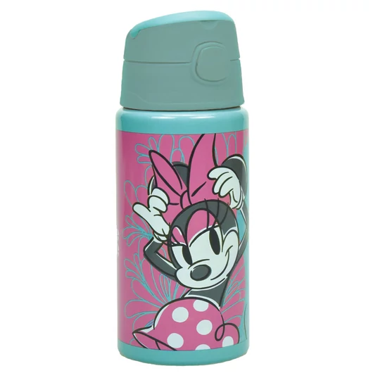 Disney Minnie Draft alumínium szívószálas kulacs akasztóval 500 ml