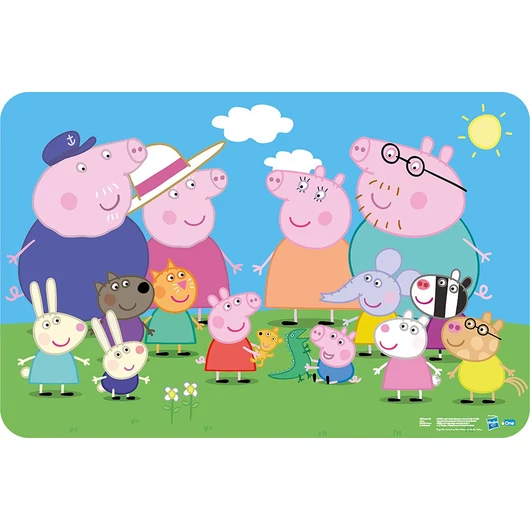 Peppa malac Spend time Together tányéralátét 43x28 cm