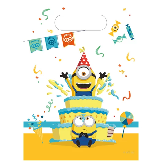 Minyonok The Rise of Gru ajándéktasak, ajándékzacskó 6 db-os