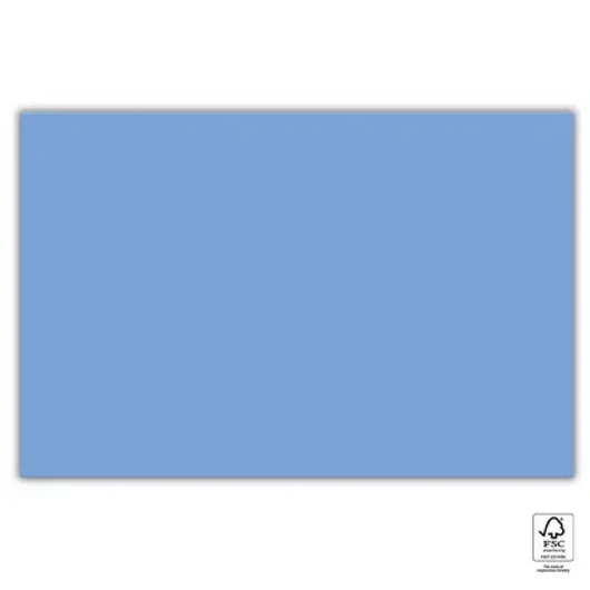 Kék Unicolour Blue papír asztalterítő 120x180 cm FSC