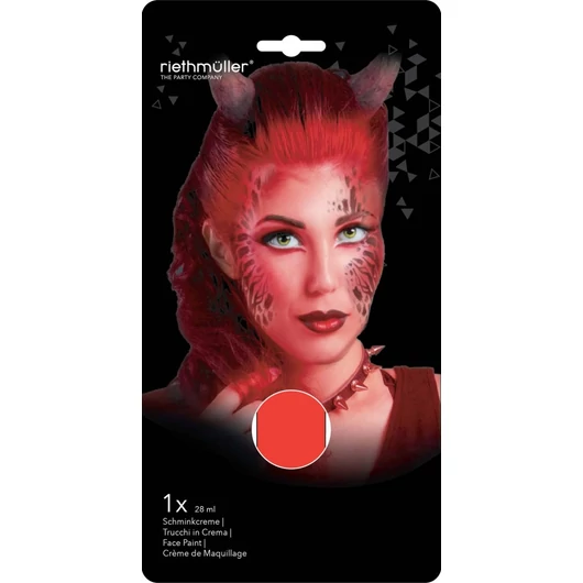 Piros arcfesték, smink 28 ml