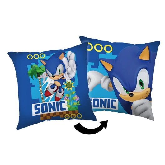 Sonic a sündisznó Coin Chase párna, díszpárna 40x40 cm
