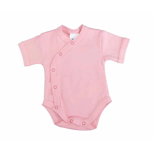 Rövid ujjú elöl patentos baba body