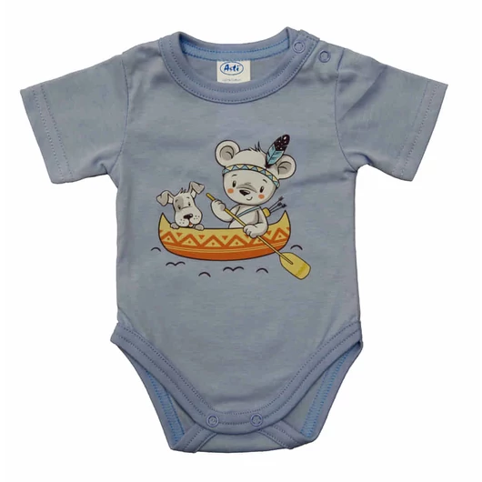 Rövid ujjú baba body cuki Kenus mintával