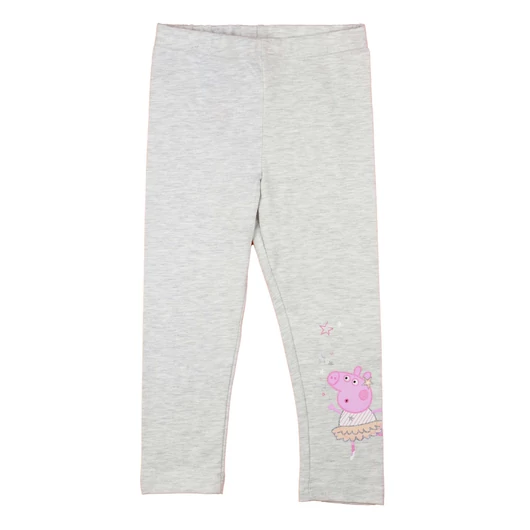 Elasztikus pamut kislány leggings Peppa malac mintával