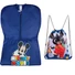 Kép 1/3 - Bing nyuszis ovis zsák szett Mickey egér mintás ovis zsákkal és a hozzá illő, Bing nyuszis tornazsákkal, kék színben.