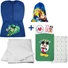 Kép 1/5 - Disney Mickey 4 részes ovis zsák szett: kék focis Mickey ovis zsák, Mickey 'és Barátai' tornazsák, Mickey 'Letters' ovis ágyneműhuzat és hozzá illő paplan-párna szett.