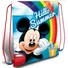 Kép 3/3 - Disney Mickey hátizsákos tornazsák, kék színű, nyaraló Mickey egérrel és Hello Summer felirattal.