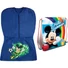 Kép 1/3 - 2 részes Disney Mickey egeres ovis szett: egy kék, Disney Mickey vállfás ovis zsák és egy kék, hátizsákos tornazsák Mickey egérrel.