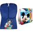 Kép 1/3 - 2 részes Disney Mickey egeres ovis szett: egy kék, Disney Mickey vállfás ovis zsák és egy kék, hátizsákos tornazsák Mickey egérrel.