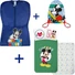 Kép 1/4 - 3 részes Disney Mickey ovis szett kék ovis zsákkal, Mickey hátizsákos tornazsákkal és Mickey egér mintás ovis ágyneműhuzattal.