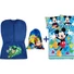 Kép 1/4 - 3 részes Disney Mickey ovis szett focis mintájú ovis zsákkal, &quot;Mickey és Barátai&quot; Mickey tornazsákkal és vidám Mickey egeres ovis ágyneműhuzattal.