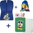 Kép 1/5 - Disney Mickey 4 részes ovis zsák szett: kék Mickey ovis zsák, Mickey 'és Barátai' tornazsák, Mickey 'Letters' ovis ágyneműhuzat és hozzá illő paplan-párna szett.