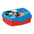 Kép 9/11 - Piros és kék uzsonnás doboz klasszikus Mickey egér mintával a tetején.