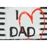Kép 3/3 - "I LOVE MY DAD" feliratos rövid ujjú baba body fekete