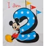 Kép 3/3 - Disney Mickey hosszú ujjú szülinapos póló 2 éves
