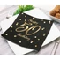 Kép 3/3 - Happy Birthday 50 B&C Gold szalvéta 20 db-os 33x33 cm