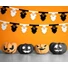 Kép 3/5 - Halloween Szellem Black papír girland 360 cm
