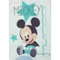 Kép 3/3 - Hosszú ujjú elöl patentos baba rugdalózó Mickey egér mintával