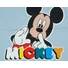 Kép 3/3 - Rövid ujjú fiú póló Mickey mintával színes felirattal