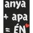 Kép 2/2 - "anya+apa=Én" feliratos ujjatlan rugdalózó